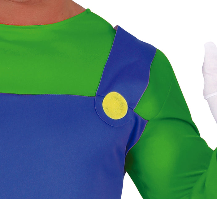 Disfraz de Super Mario Luigi para hombre