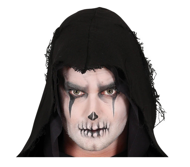 Disfraz Halloween Asesino Hombre Negro L