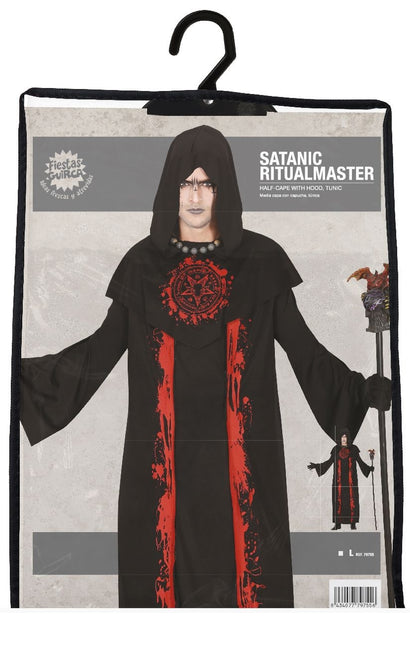 Disfraz de Satanás para Halloween Hombre Rojo L