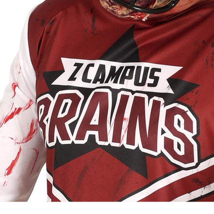 Disfraz de zombie de rugby para Halloween Hombre