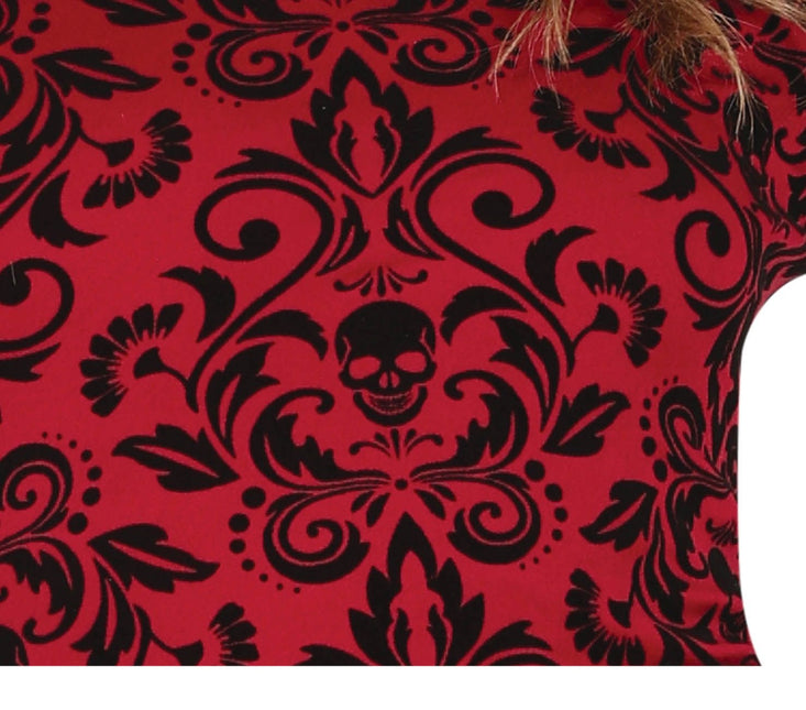 Vestido de bruja Damas rojo