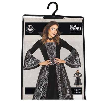 Vampiros Vestido de Halloween señoras Plata