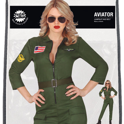 Disfraz Piloto Damas Top Gun