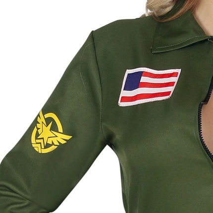 Disfraz Piloto Damas Top Gun