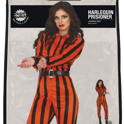Mono Halloween Damas Arlequín Prisionero