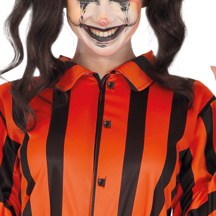 Mono Halloween Damas Arlequín Prisionero