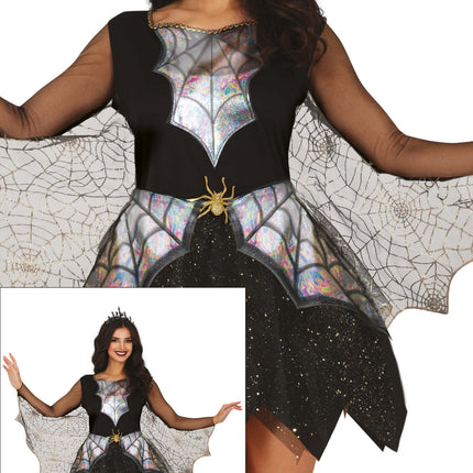 Vestido de Halloween Damas Telarañas y Araña