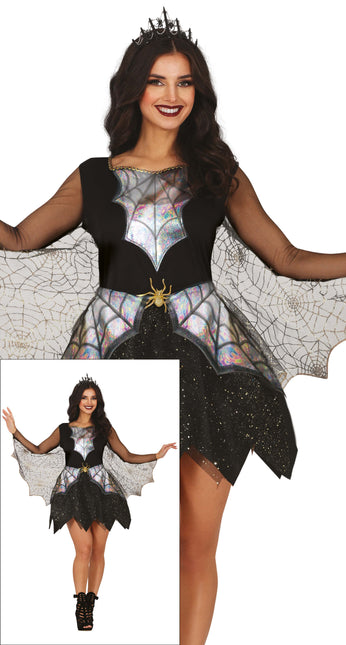 Vestido de Halloween Damas Telarañas y Araña