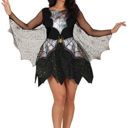 Vestido de Halloween Damas Telarañas y Araña