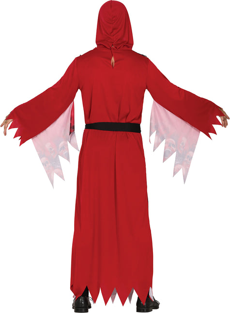 Disfraz de Halloween Rojo Reaper para Hombre