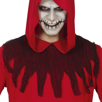 Disfraz de Halloween Rojo Reaper para Hombre