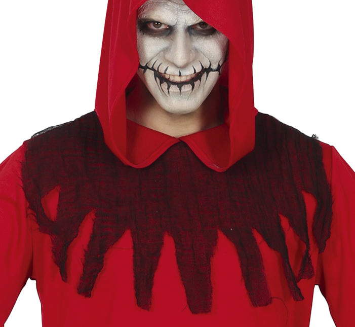 Disfraz de Halloween Rojo Reaper para Hombre