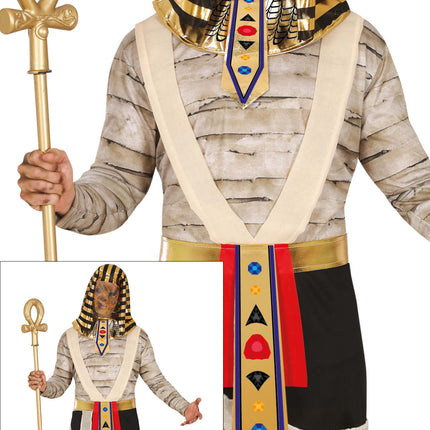 Disfraz de momia de Halloween para hombre