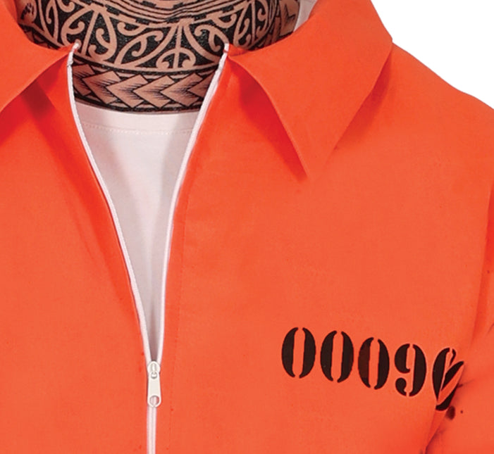 Disfraz Halloween Naranja Prisionero Hombre