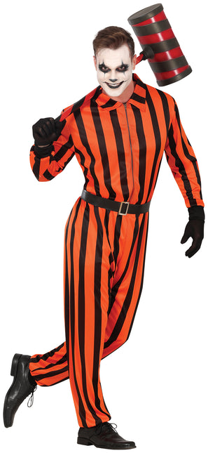 Mono de Halloween Prisionero Arlequín para hombre