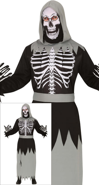 Disfraz de Halloween Místico de Esqueleto para Hombre