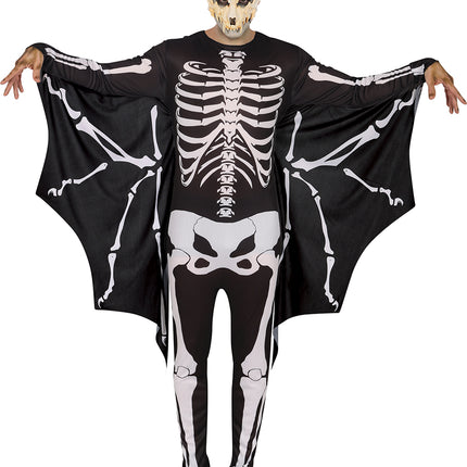 Disfraz de Halloween Esqueleto de Murciélago para Hombre