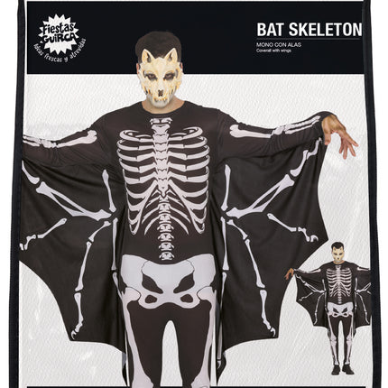 Disfraz de Halloween Esqueleto de Murciélago para Hombre