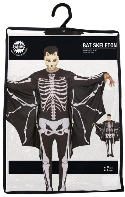 Disfraz de Halloween Esqueleto de Murciélago para Hombre