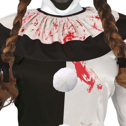 Vestido Halloween Damas Payaso Horrible