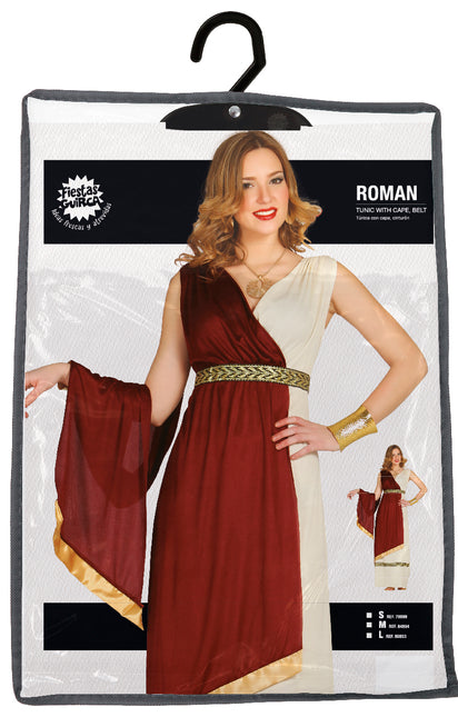 Vestido Romano Rojo Señoras