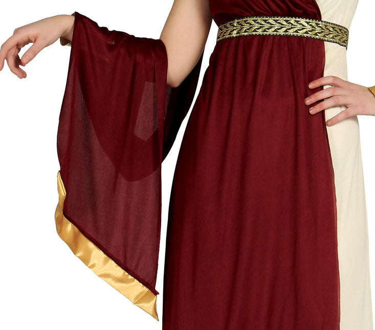Vestido Romano Rojo Señoras