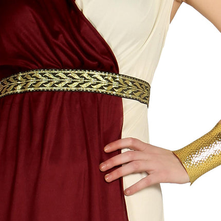 Vestido Romano Rojo Señoras