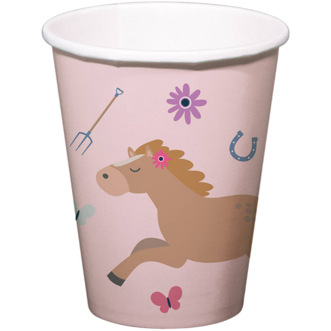 Taza Caballo 250ml 8ud