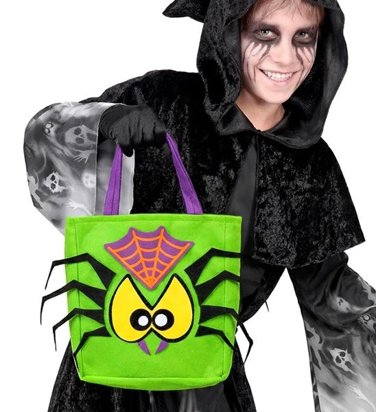 Bolsa de «Truco o trato» con forma de araña