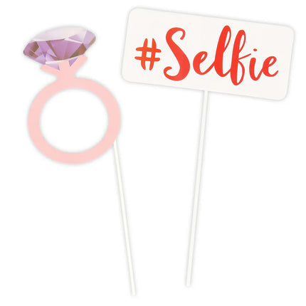 Set de 10 accesorios fotográficos para la futura novia