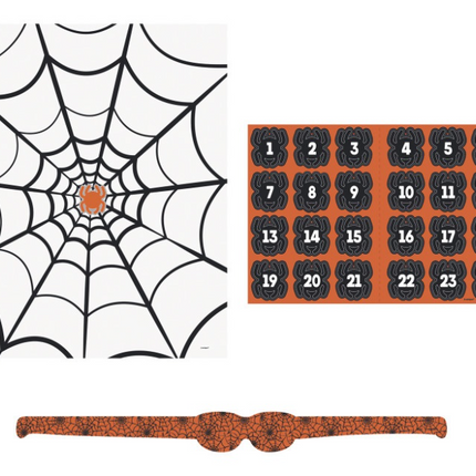 Juego «PIN SPIDR WEB PRTY» para 24 personas