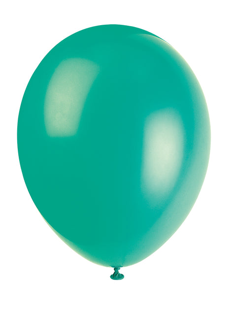12" Globos de Látex Premium, 10ct - Verde Helecho