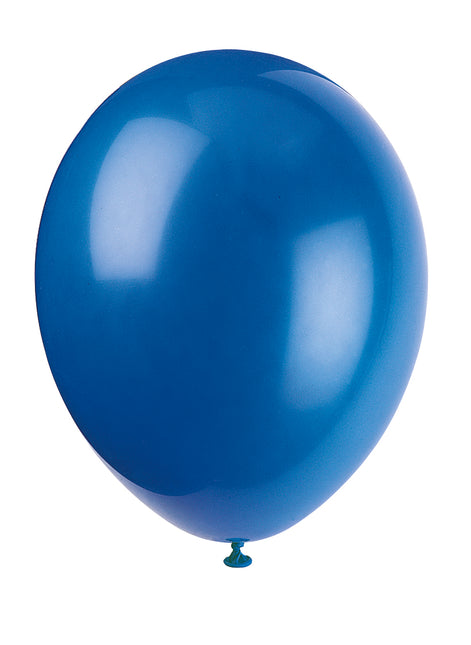 12" Globos de Látex Premium, 10ct - Azul Noche