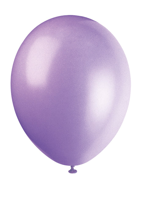 12" Globos de Látex Premium, 10ct - Lila Lavanda