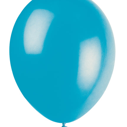 12" Globos de Látex Premium, 10ct - Turquesa