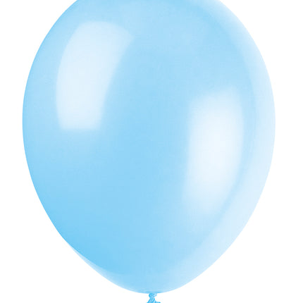 12" Globos de Látex Premium, 10ct - Azul Frío