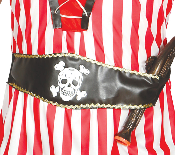 Disfraz de Pirata Rojo Blanco Hombre