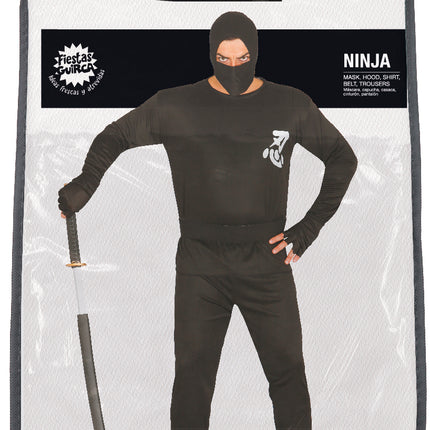 Disfraz de Ninja Hombre Negro L