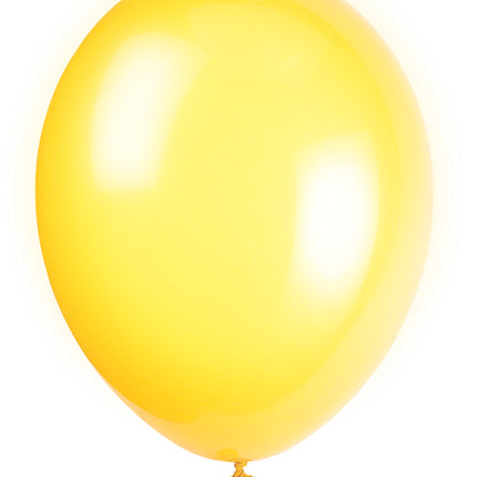 Globos Amarillos Limón 30cm 10pcs