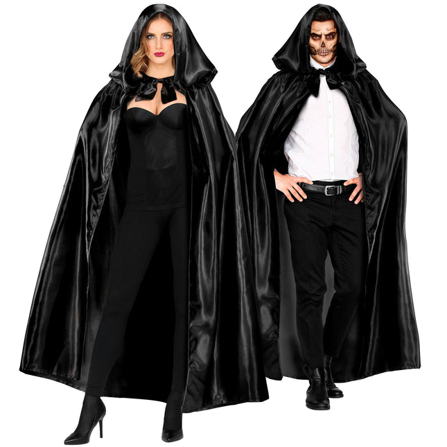 Capa de Halloween Negra 1,52m