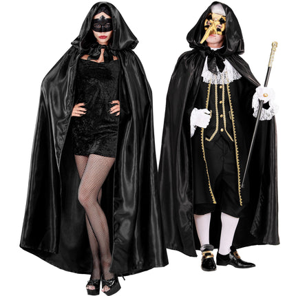 Capa de Halloween Negra 1,52m