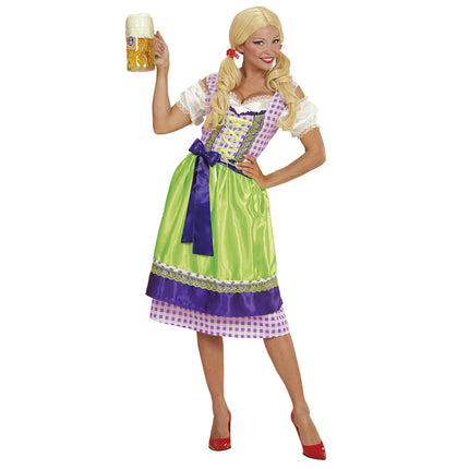 DIRNDL MORADO/VERDE