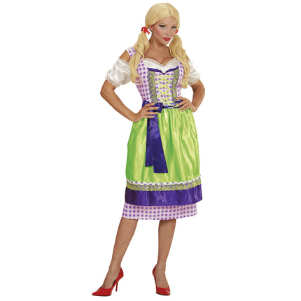 DIRNDL MORADO/VERDE