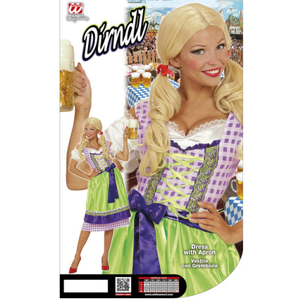 DIRNDL MORADO/VERDE