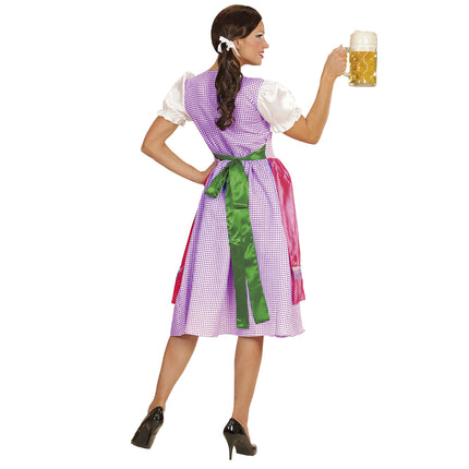 Vestido Dirndl Verde Rosa Oktoberfest Damas
