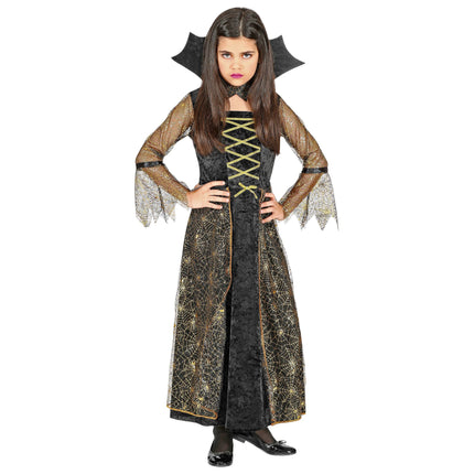 Vestido Halloween Niña Spiderella