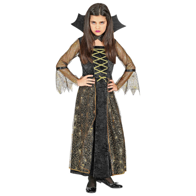 Vestido Halloween Niña Spiderella