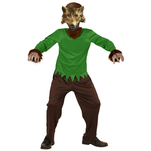 Disfraz de Lobo Verde Niño