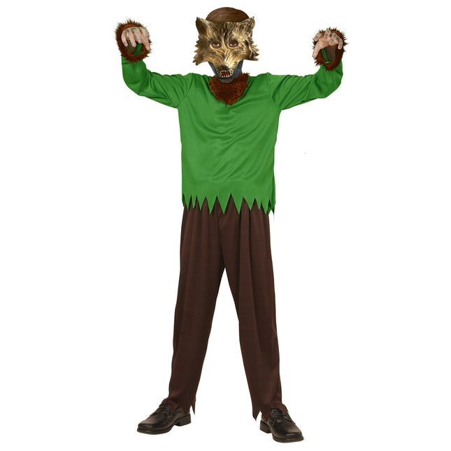 Disfraz de Lobo Verde Niño