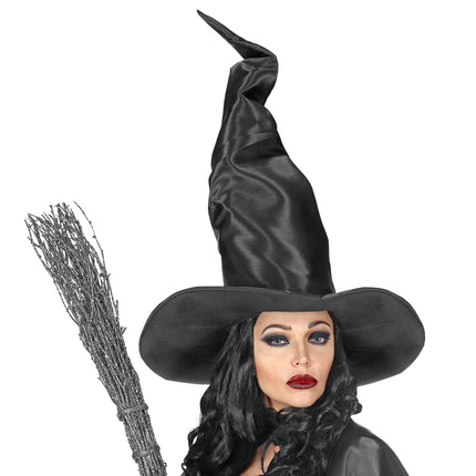 Sombrero de Bruja Negra Doblable
